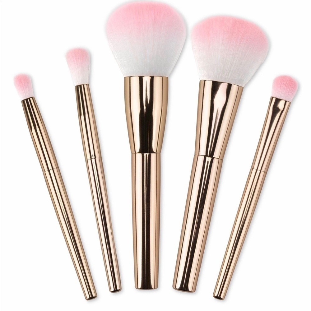 Set of 6 Make up brushes with case​​​​​​​​​​​